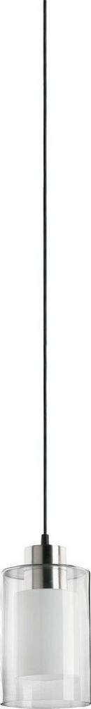 Quorum International Satin Nickel 26W 1-Light GU24 Base Pendant 