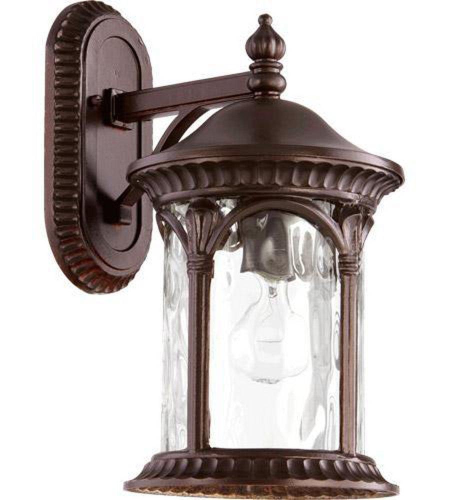 Quorum International Oiled Bronze 16-1/4 in. 1-Light Outdoor Wall Lantern 