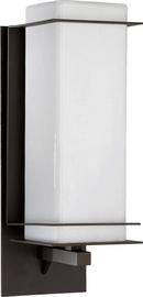 Quorum International Oiled Bronze 18 in. 1-Light Outdoor Wall Sconce 
