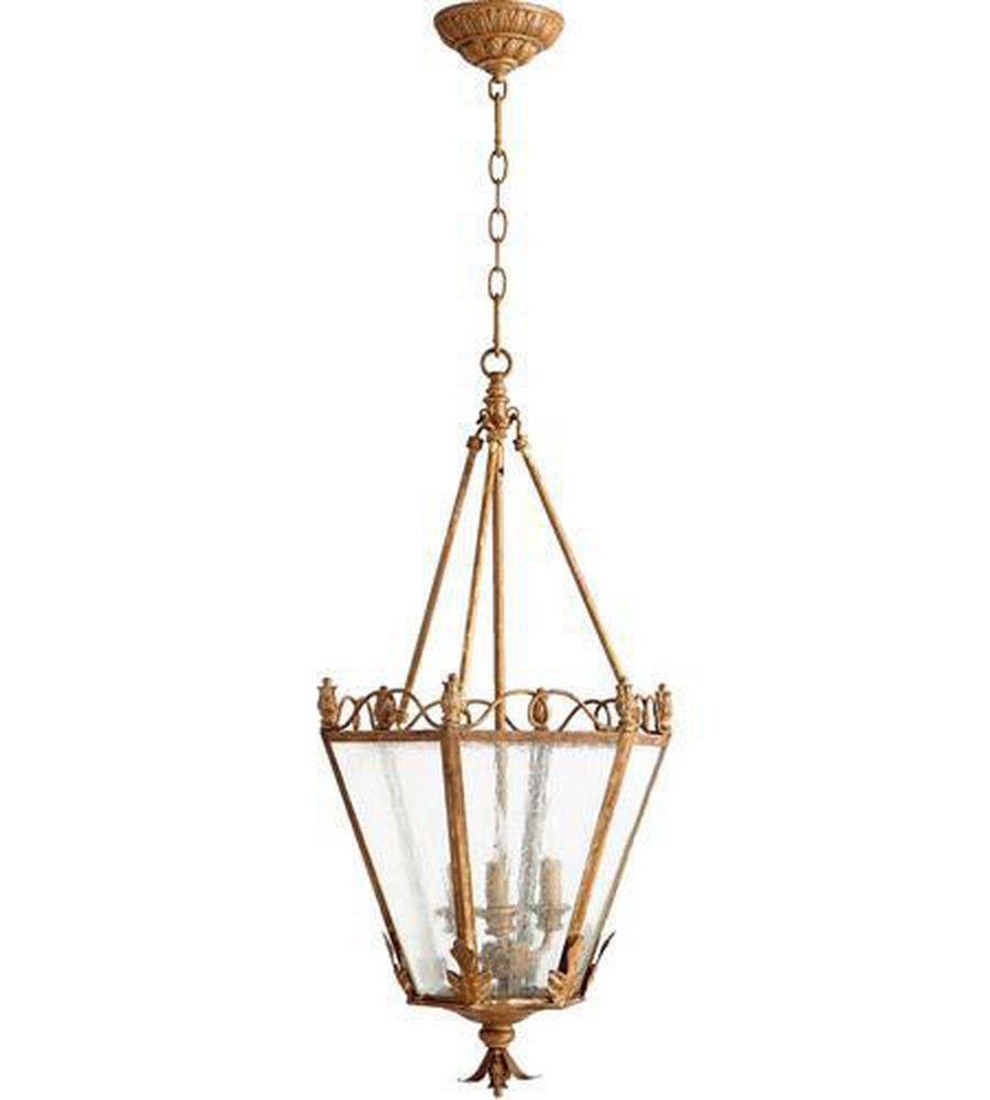 Quorum International French Umber 60W 3-Light Incandescent Pendant 
