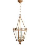 60W 3-Light Incandescent Pendant in French Umber