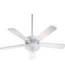 Quorum International Studio White 52 in. 68W 5-Blade Ceiling Fan with Incandescent Light 
