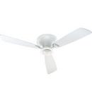 Quorum International Studio White 52 in. 57W 3-Blade Ceiling Fan with Incandescent Light 