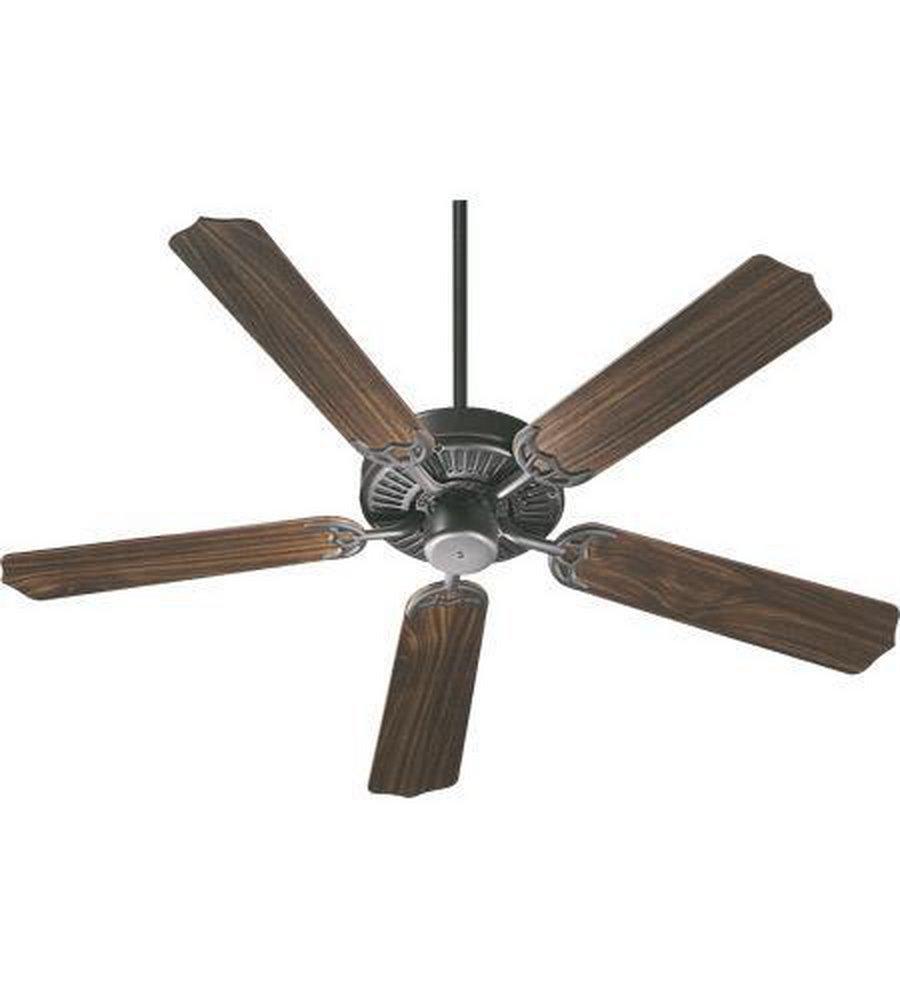 Quorum International Old World 42 in. 50W 5-Blade Ceiling Fan with Light Kit 