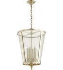 Quorum International Aged Silver 60W 8-Light Semi-Flushmount Ceiling Fixture 