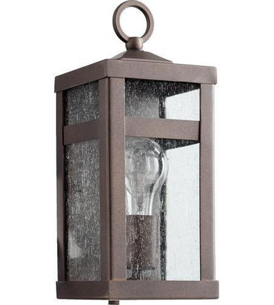 Quorum International Oiled Bronze 12-1/4 in. 1-Light Outdoor Wall Lantern 