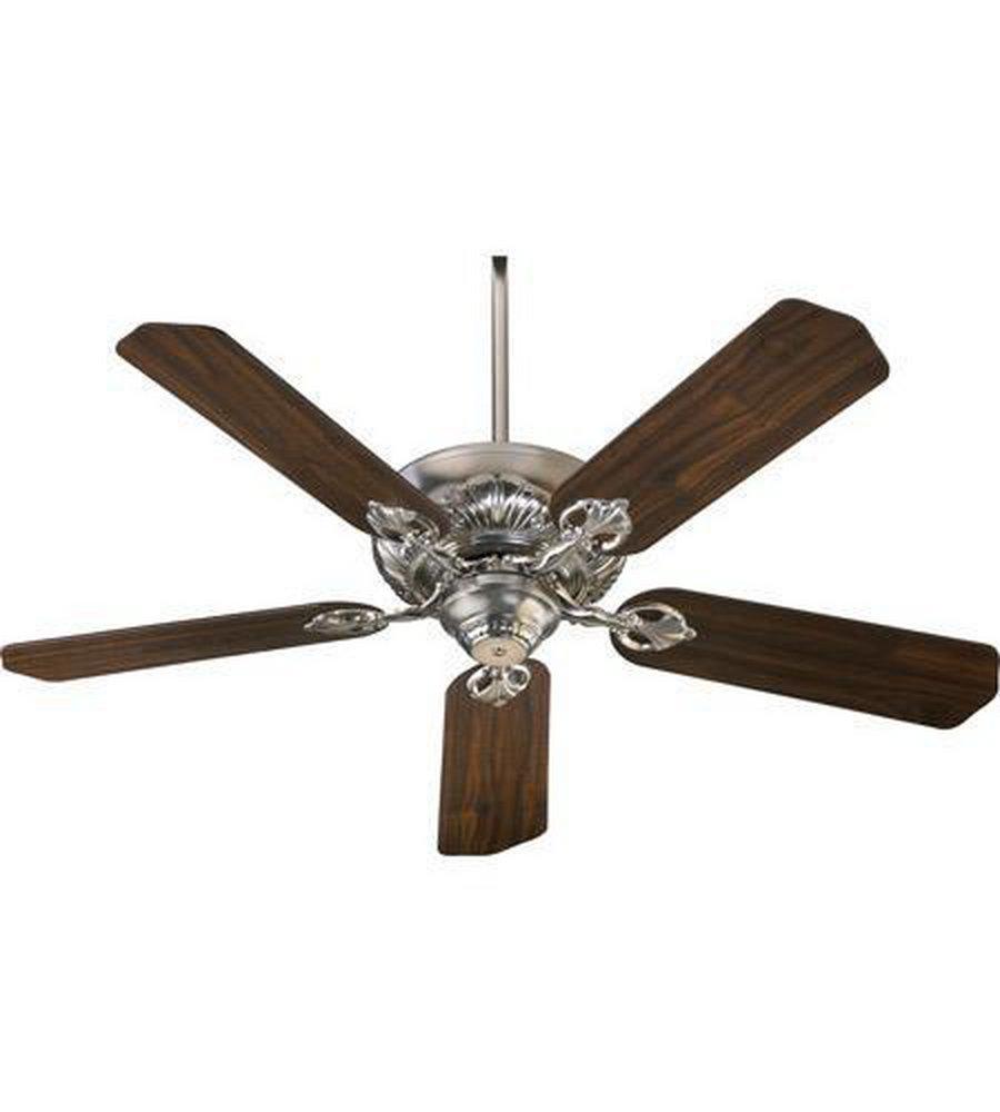 Quorum International Satin Nickel 60 in. 70W 5-Blade Ceiling Fan 