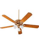 Quorum International Vintage Gold Leaf 60 in. 5-Blade Ceiling Fan with Incandescent Light 