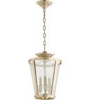 Quorum International Aged Silver 60W 3-Light Semi-Flushmount Ceiling Fixture 