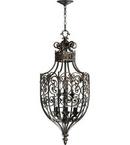 Quorum International Oiled Bronze 60W 9-Light Foyer Fixture 