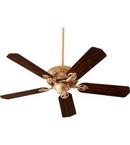 Quorum International Vintage Gold Leaf 5-Blade Ceiling Fan 