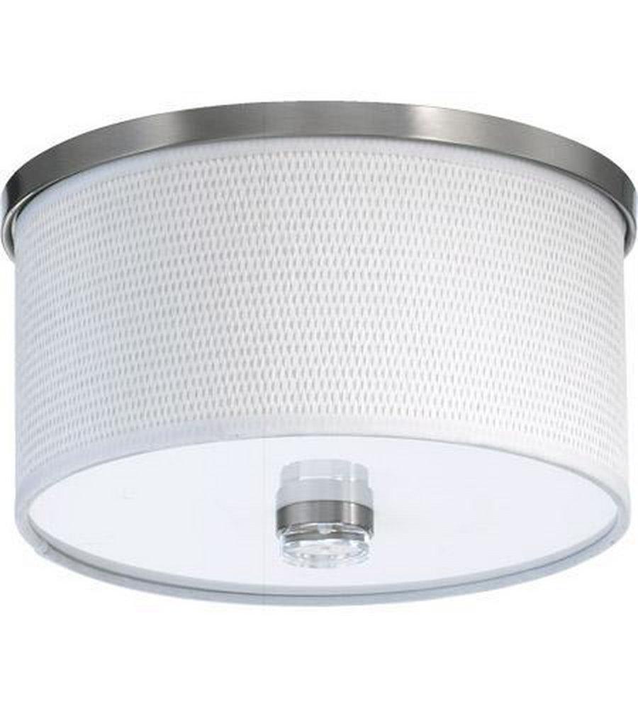 Quorum International Satin Nickel 6-3/4 in. 60W 1-Light Ceiling Light 