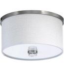 Quorum International Satin Nickel 6-3/4 in. 60W 1-Light Ceiling Light 