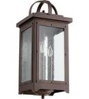 21-1/2 in. 4-Light Outdoor Wall Lantern in Oiled Bronze