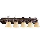 Quorum International Oiled Bronze 7-3/4 in. 5-Light Medium E-26 Base Bath Light 