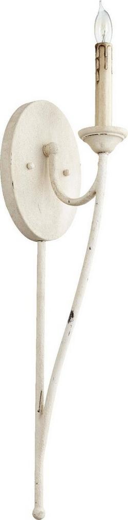 60W 1-Light Wall Sconce in Persian White