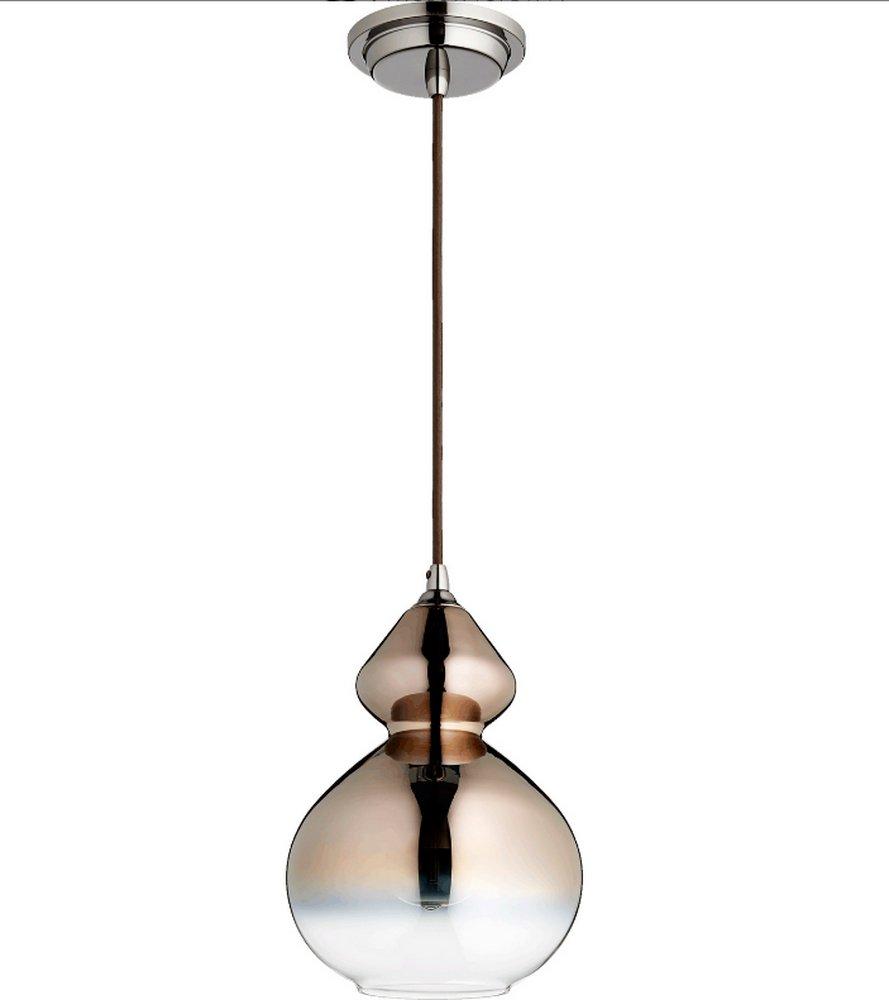 Quorum International Gunmetal 11-1/4 in. 60W 1-Light Medium E-26 Base Incandescent Pendant 