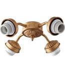 Quorum International Vintage Gold Leaf 13W 4-Light Medium E-26 Base Incandescent Light Kit 