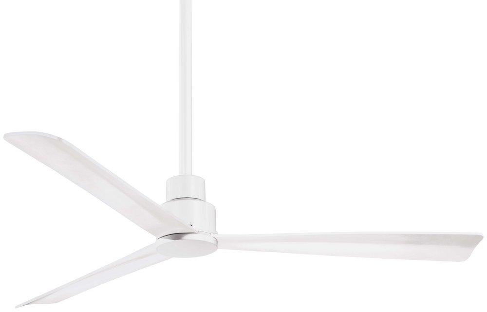Minka Aire Flat White 52 in. 33.10W 3-Blade Ceiling Fan 