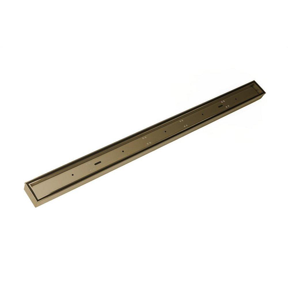 Infinity Drain Satin Bronze 2 in. Threaded Stainless Steel Shower Drain 