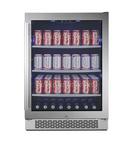 Avallon Stainless Steel 23-13/16 in. 5.7 cu. ft. Beverage Cooler 