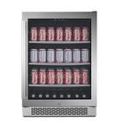 Avallon Stainless Steel 23-13/16 in. 5.7 cu. ft. Beverage Cooler 