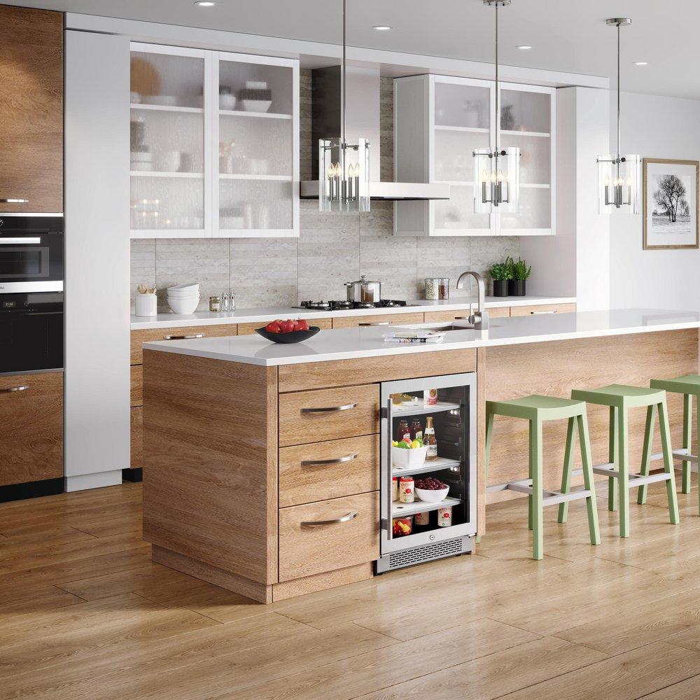 Avallon Stainless Steel 23-13/16 in. 5.7 cu. ft. Beverage Cooler 