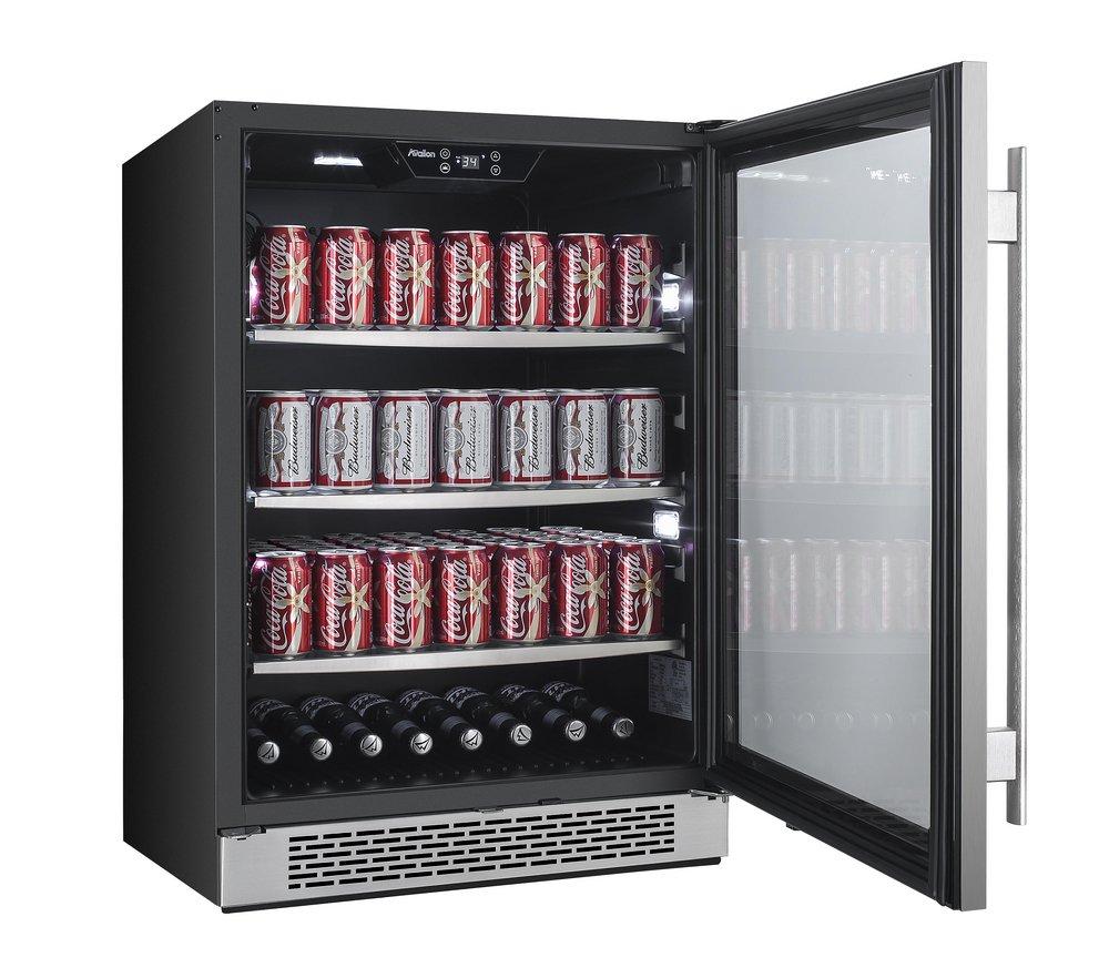 Avallon Stainless Steel 23-13/16 in. 5.7 cu. ft. Beverage Cooler 
