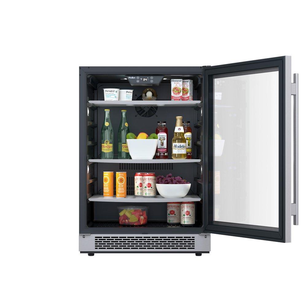 Avallon Stainless Steel 23-13/16 in. 5.7 cu. ft. Beverage Cooler 