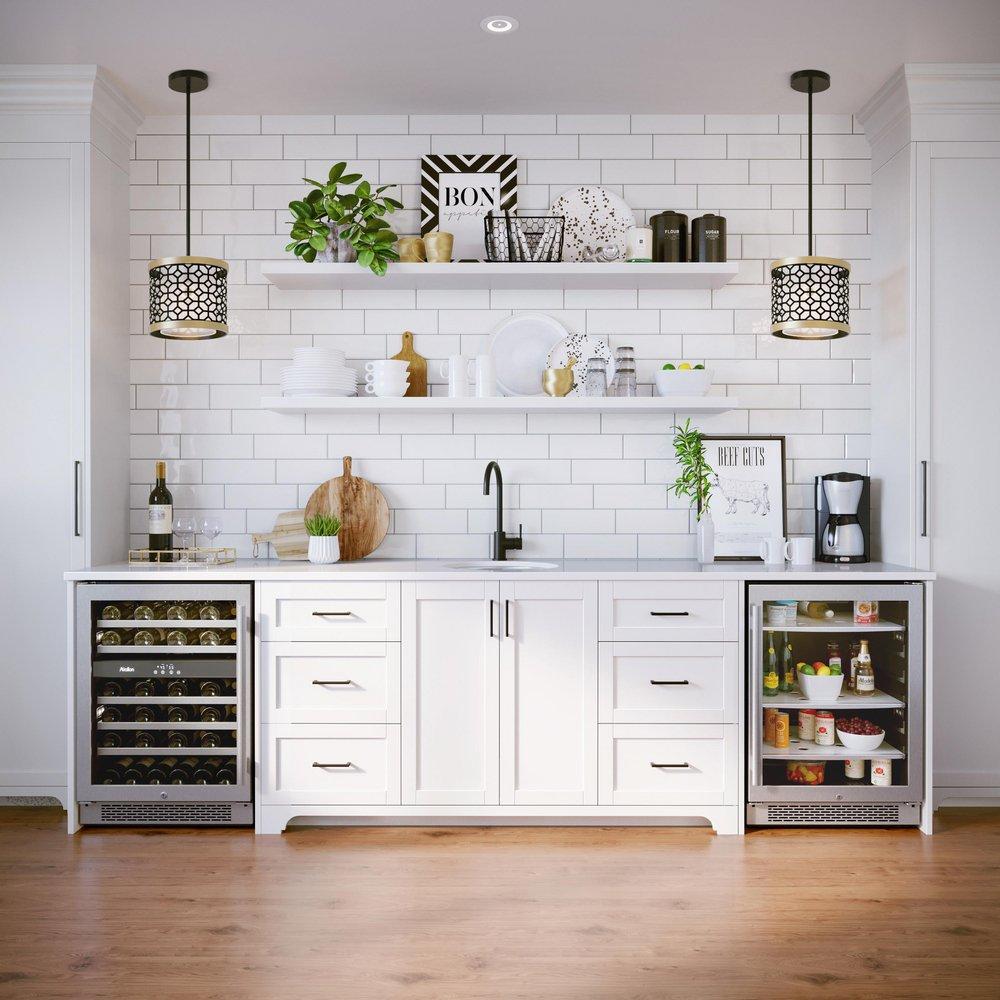 Avallon Stainless Steel 23-13/16 in. 5.7 cu. ft. Beverage Cooler 