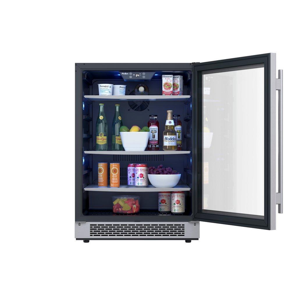 Avallon Stainless Steel 23-13/16 in. 5.7 cu. ft. Beverage Cooler 