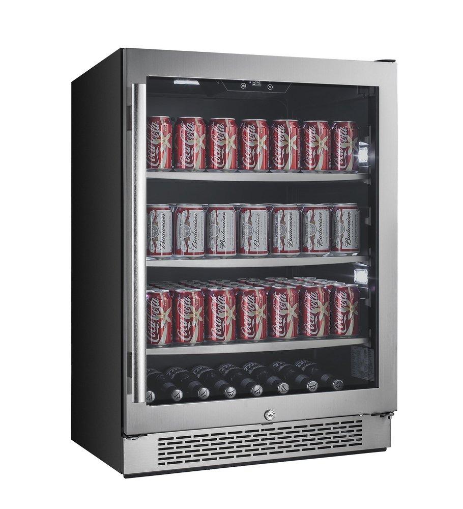 Avallon Stainless Steel 23-13/16 in. 5.7 cu. ft. Beverage Cooler 
