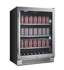 Avallon Stainless Steel 23-13/16 in. 5.7 cu. ft. Beverage Cooler 