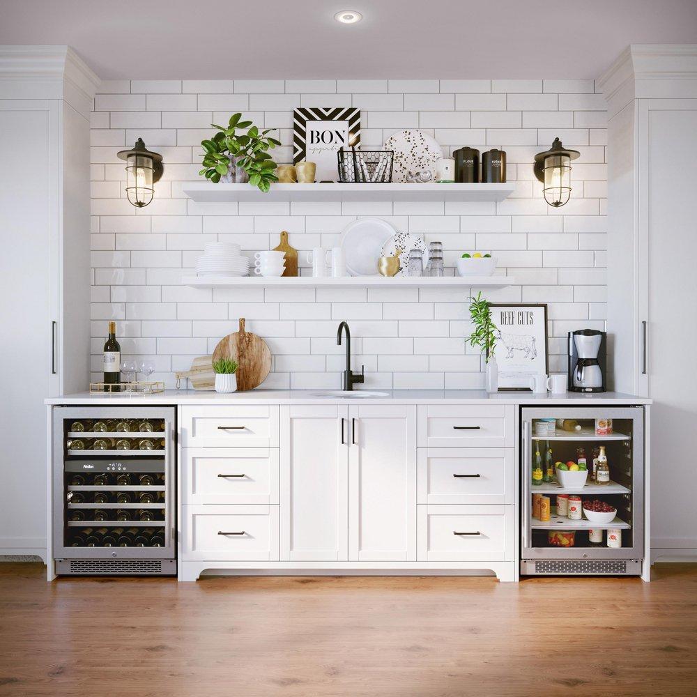 Avallon Stainless Steel 23-13/16 in. 5.7 cu. ft. Beverage Cooler 