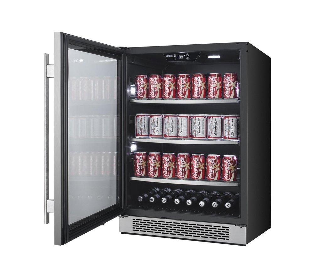 Avallon Stainless Steel 23-13/16 in. 5.7 cu. ft. Beverage Cooler 