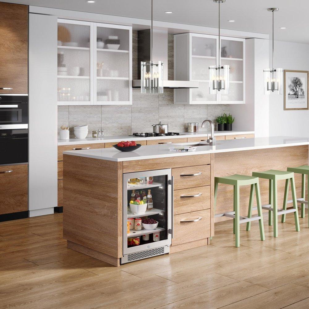 Avallon Stainless Steel 23-13/16 in. 5.7 cu. ft. Beverage Cooler 