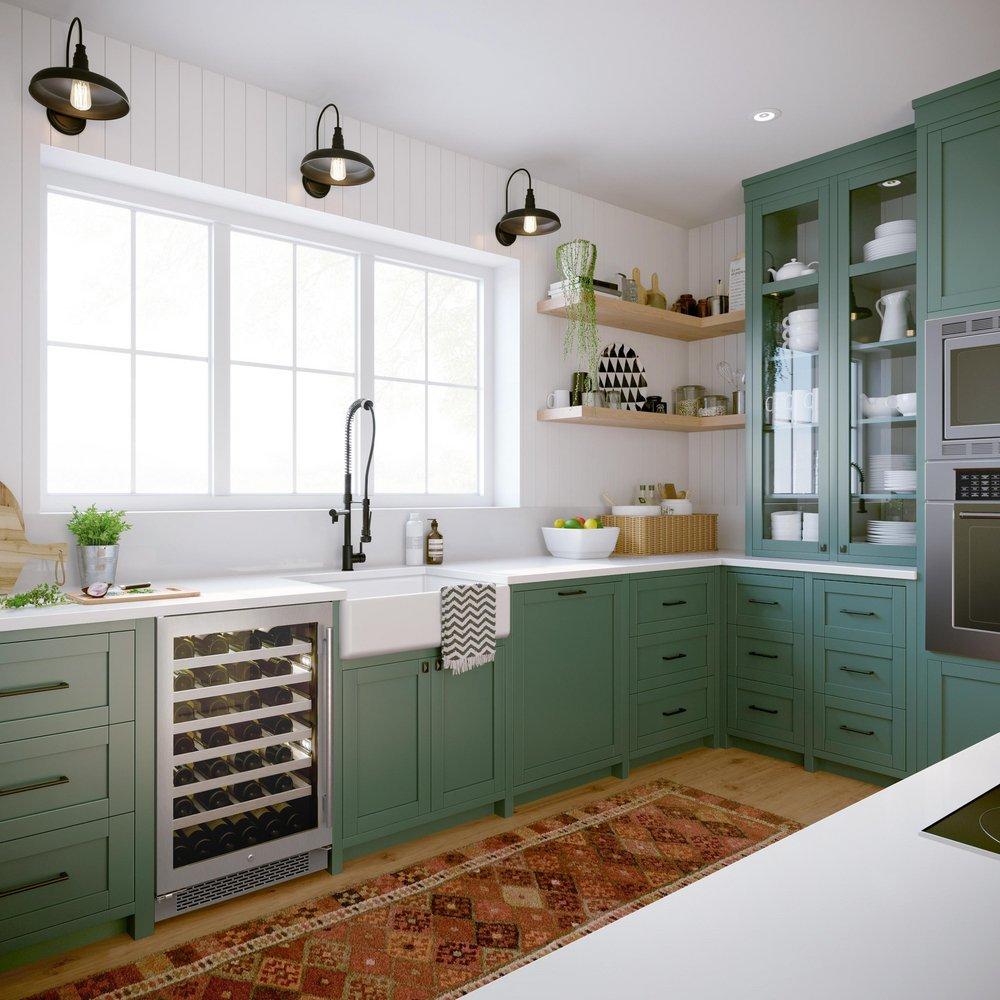 Avallon Stainless Steel 23-13/16 in. 54 Bottles Wine Cooler 