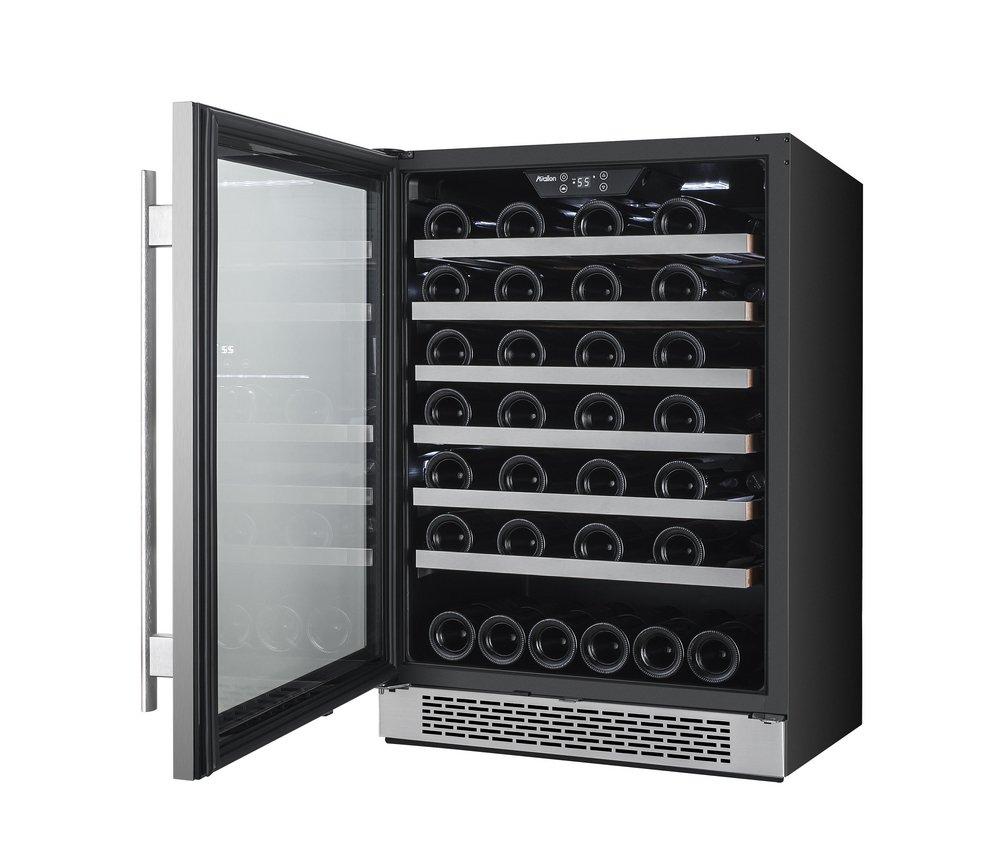 Avallon Stainless Steel 23-13/16 in. 54 Bottles Wine Cooler 
