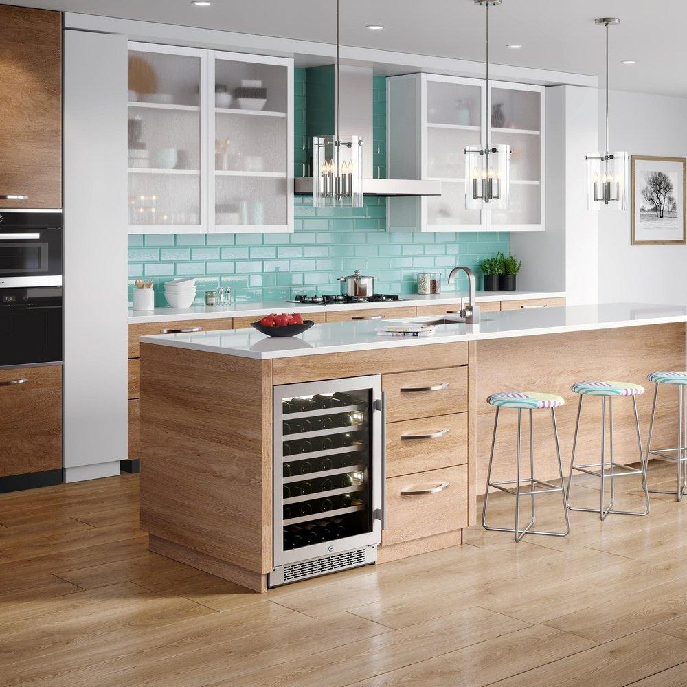 Avallon Stainless Steel 23-13/16 in. 54 Bottles Wine Cooler 