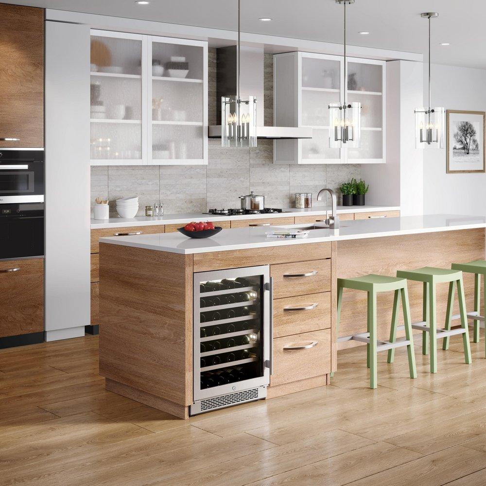 Avallon Stainless Steel 23-13/16 in. 54 Bottles Wine Cooler 