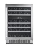 Avallon Stainless Steel 23-13/16 in. 46 Bottles Wine Cooler 