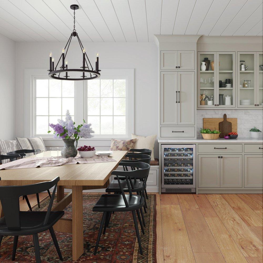 Avallon Stainless Steel 23-13/16 in. 46 Bottles Wine Cooler 