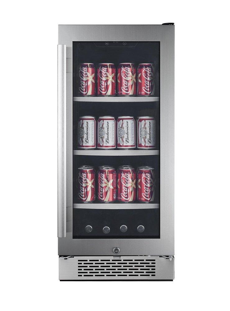 Avallon Stainless Steel 15 in. 3.4 cu. ft. Beverage Cooler 