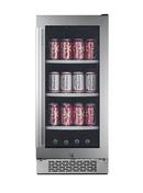 Avallon Stainless Steel 15 in. 3.4 cu. ft. Beverage Cooler 