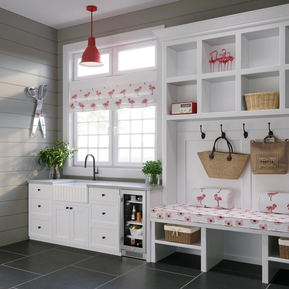 Avallon Stainless Steel 15 in. 3.4 cu. ft. Beverage Cooler 