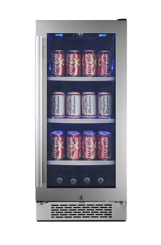 Avallon Stainless Steel 15 in. 3.4 cu. ft. Beverage Cooler 