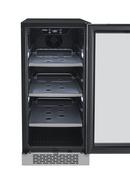 Avallon Stainless Steel 15 in. 3.4 cu. ft. Beverage Cooler 