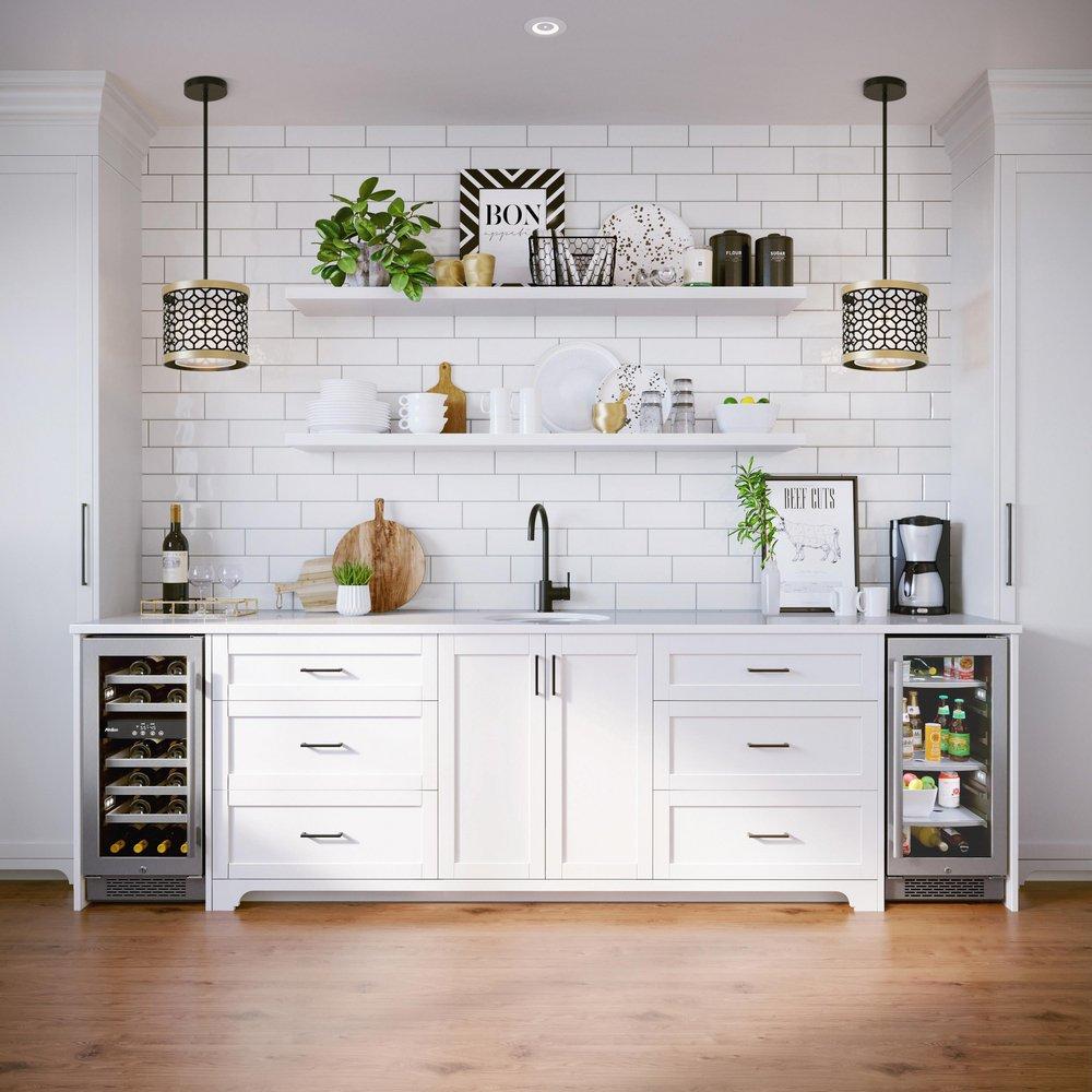 Avallon Stainless Steel 15 in. 3.4 cu. ft. Beverage Cooler 