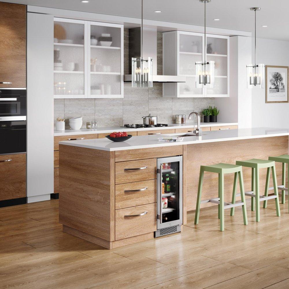 Avallon Stainless Steel 15 in. 3.4 cu. ft. Beverage Cooler 