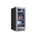 Avallon Stainless Steel 15 in. 3.4 cu. ft. Beverage Cooler 